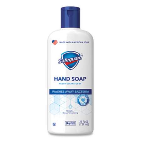 Safeguard Liquid Hand Soap, Fresh Clean Scent, 25 oz Bottle, 4/Carton (87850)