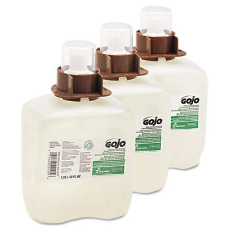 AbilityOne 8520015562577 GOJO SKILCRAFT Green Seal Foam Handwash, Biodegradable, Unscented, 1,200 mL Refill, 3/Box