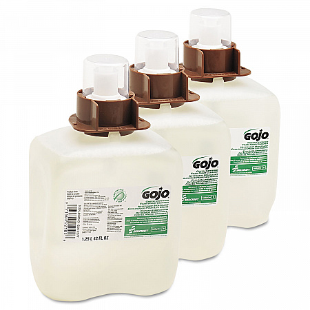 8520015562577, SKILCRAFT GOJO Green Seal Foam Handwash Refill, Biodegradable, Unscented, 1,200 mL, 3/Box (5562577)