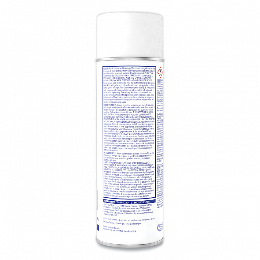 Wall Power Foaming Wall Washer, 20 oz Can, 12/Carton (95401786)
