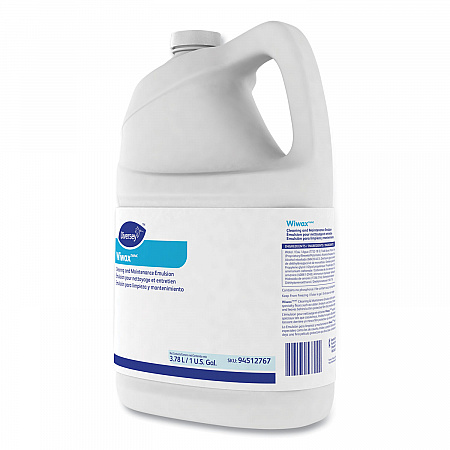 Wiwax Cleaning and Maintenance Solution, Unscented, 1 gal Bottle, 4/Carton (94512767)
