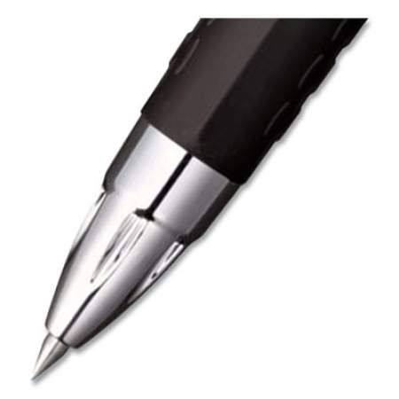 uni-ball 207 Signo Gel Ultra Micro Gel Pen, Retractable, Extra-Fine 0.38 mm, Black Ink, Smoke Barrel, 4/Pack (411532)