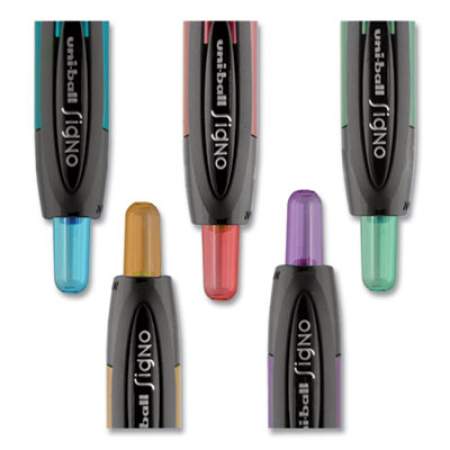 uni-ball 207 BLX Series Gel Pen, Retractable, Medium 0.7 mm, Assorted Ink and Barrel Colors, 5/Pack (140650)