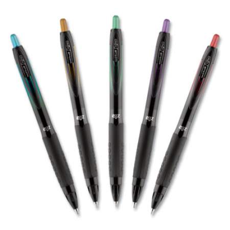 uni-ball 207 BLX Series Gel Pen, Retractable, Medium 0.7 mm, Assorted Ink and Barrel Colors, 5/Pack (1838294)