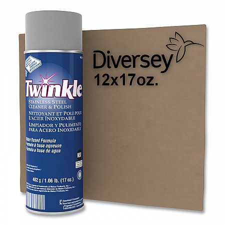 Stainless Steel Cleaner and Polish, 17 oz Aerosol Spray, 12/Carton (991224)