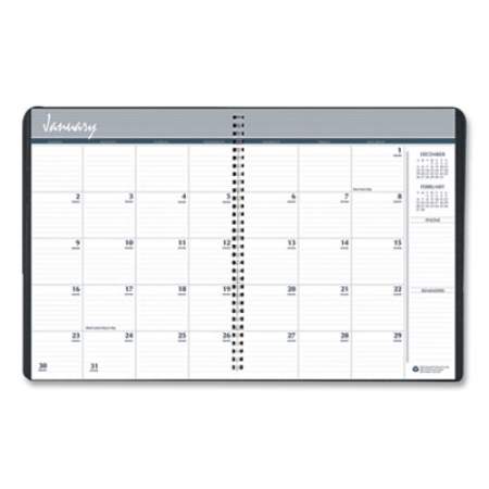 House of Doolittle 14-Month Recycled Ruled Monthly Planner, 11 x 8.5, Black Cover, 14-Month (Dec to Jan): 2021 to 2023 (26202)