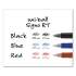 uni-ball Signo Gel Pen, Retractable, Micro 0.38 mm, Black Ink, Clear Barrel, Dozen (479585)