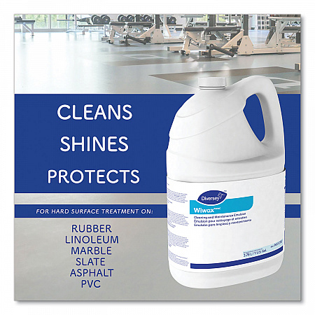 Wiwax Cleaning and Maintenance Solution, Unscented, 1 gal Bottle, 4/Carton (94512767)
