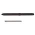 AbilityOne 7520015649906 SKILCRAFT B3 Aviator Multi-Color Ballpoint Pen/Pencil, Retractable, Medium , Black/Red Ink, Black Matte Barrel