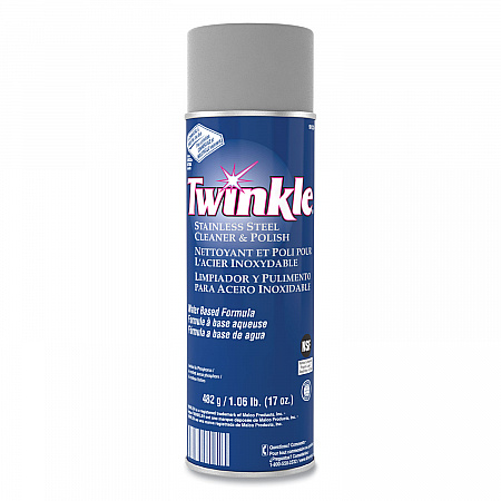 Stainless Steel Cleaner and Polish, 17 oz Aerosol Spray, 12/Carton (991224)