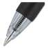 uni-ball Signo Gel Pen, Retractable, Micro 0.38 mm, Black Ink, Clear Barrel, Dozen (69034)