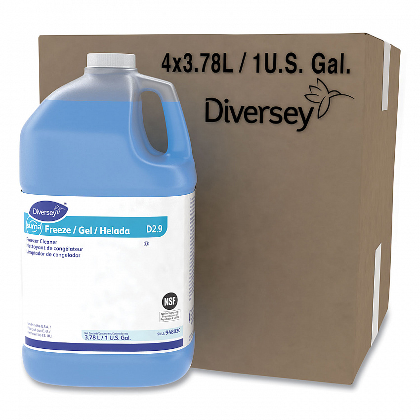 Suma Freeze D2.9 Floor Cleaner, Solvent Scent, 1 gal Container, 4/Carton (948030)