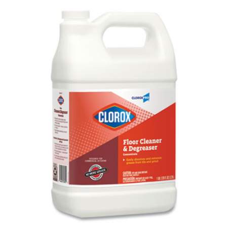 Clorox Professional Floor Cleaner and Degreaser Concentrate, 1 gal Bottle (30892)