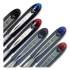 uni-ball Jetstream Stick Ballpoint Pen, Bold 1 mm, Blue Ink, Black Barrel (33922)