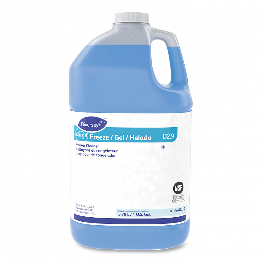 Suma Freeze D2.9 Floor Cleaner, Solvent Scent, 1 gal Container, 4/Carton (948030)