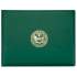 AbilityOne 7510007557077 SKILCRAFT Award Certificate Holder, 8 1/2" x 11", Army Seal, Green/Gold