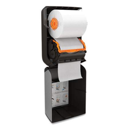 Coastwide Professional J-Series Auto-Cut Hardwound Paper Towel Dispenser, 12.32 x 9.34 x 16.67, Black/Metallic (24405516)