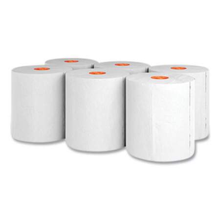 Coastwide Professional Recycled J-Series Hardwound Paper Towels, 8" x 800 ft, White, 6 Rolls/Carton (24405977)