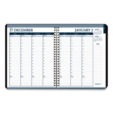 House of Doolittle Recycled Wirebound Weekly/Monthly Planner, 11 x 8.5, Black Cover, 12-Month (Jan to Dec): 2022 (28302)