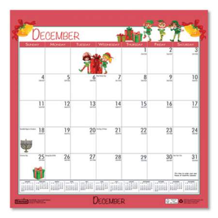 House of Doolittle Recycled Seasonal Wall Calendar, Earthscapes Illustrated Seasons Artwork, 12 x 12, 12-Month (Jan to Dec): 2022 (338)