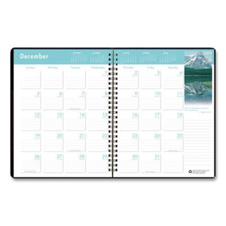 House of Doolittle Earthscapes Recycled Ruled Monthly Planner, Landscapes Color Photos, 11 x 8.5, Black Cover, 14-Month (Dec-Jan): 2021-2023 (26402)