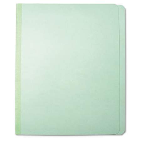 AbilityOne 7530015547684 SKILCRAFT Pressboard Top Tab Classification Folder, 2 Dividers, Letter Size, Light Green, 10/Box