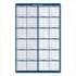 House of Doolittle Reversible/Erasable 2 Year Wall Calendar, 24 x 37, Light Blue/Blue/White Sheets, 24-Month (Jan to Dec): 2022 to 2023 (3964)