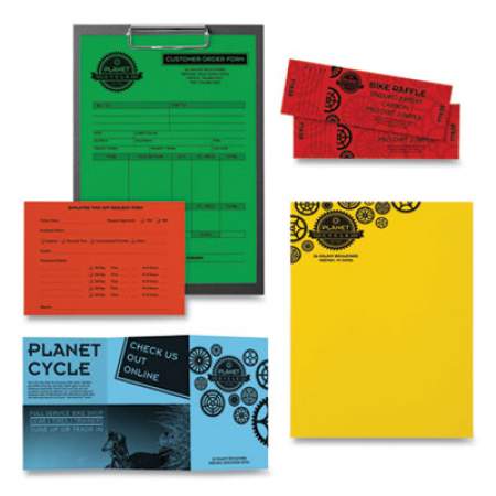 Astrobrights Color Paper - Five-Color Mixed Carton, 24 lb, 8.5 x 11, Assorted, 500 Sheets/Ream, 5 Reams/Carton (22999)
