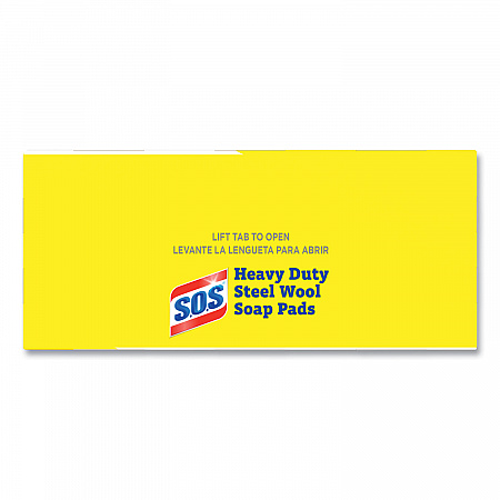 Steel Wool Soap Pads, 2.4 x 3, Steel, 15/Box (88320BX)