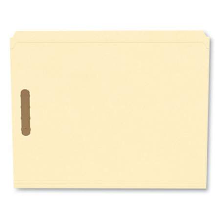 TRU RED Pressboard Reinforced Straight Cut Top-Tab Classification Folders, 2" Expansion, Letter Size, Manila, 50/Box (813880)