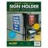 NuDell Acrylic Sign Holder, 8 1/2 x 11, Clear (37085)
