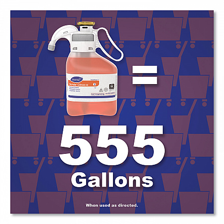 Stride Neutral Cleaner, Citrus Scent, 1.4 L SmartDose, 2/Carton (95122613)