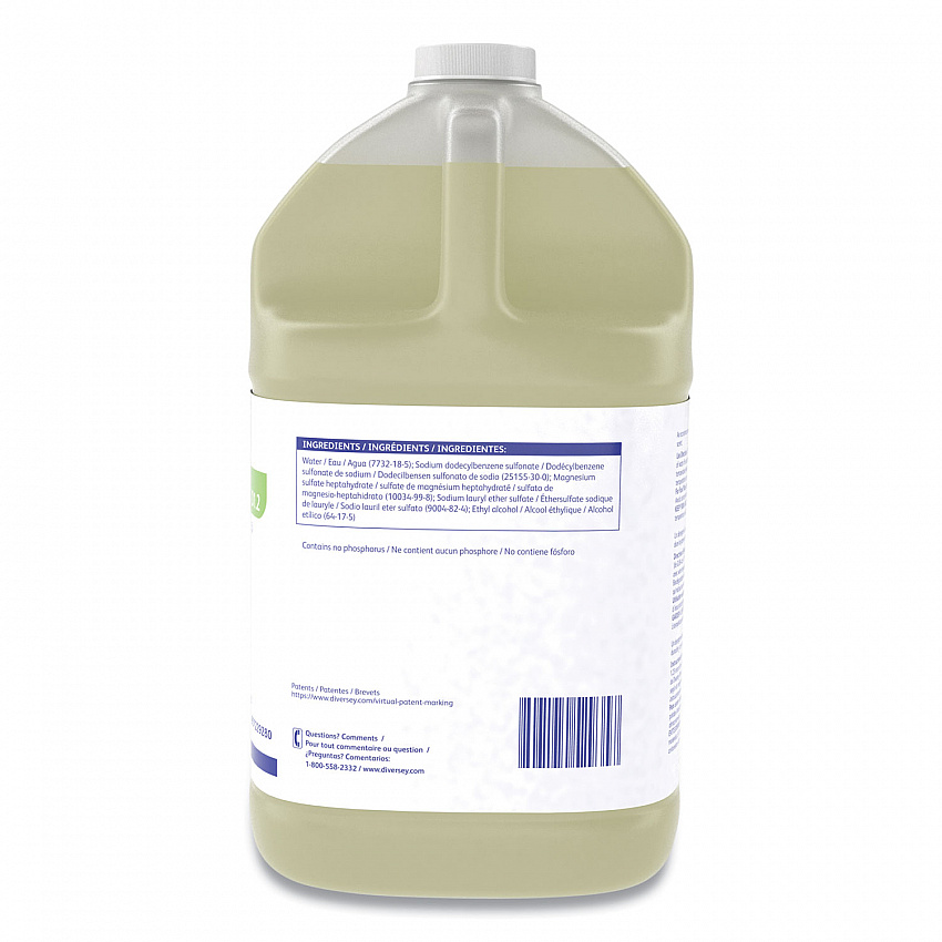 Suma Light D1.2 Hand Dishwashing Detergent, Citrus Scent, 1 gal Container, 4/Carton (957229280)