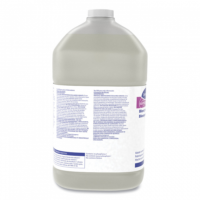 Suma Block Whitener, 1 gal Bottle, 4/Carton (101109766)
