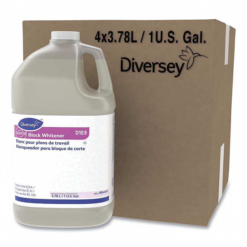 Suma Block Whitener, 1 gal Bottle, 4/Carton (101109766)