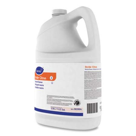 Diversey Stride Neutral Cleaner, Citrus, 1 gal, 4 Bottles/Carton (903904)