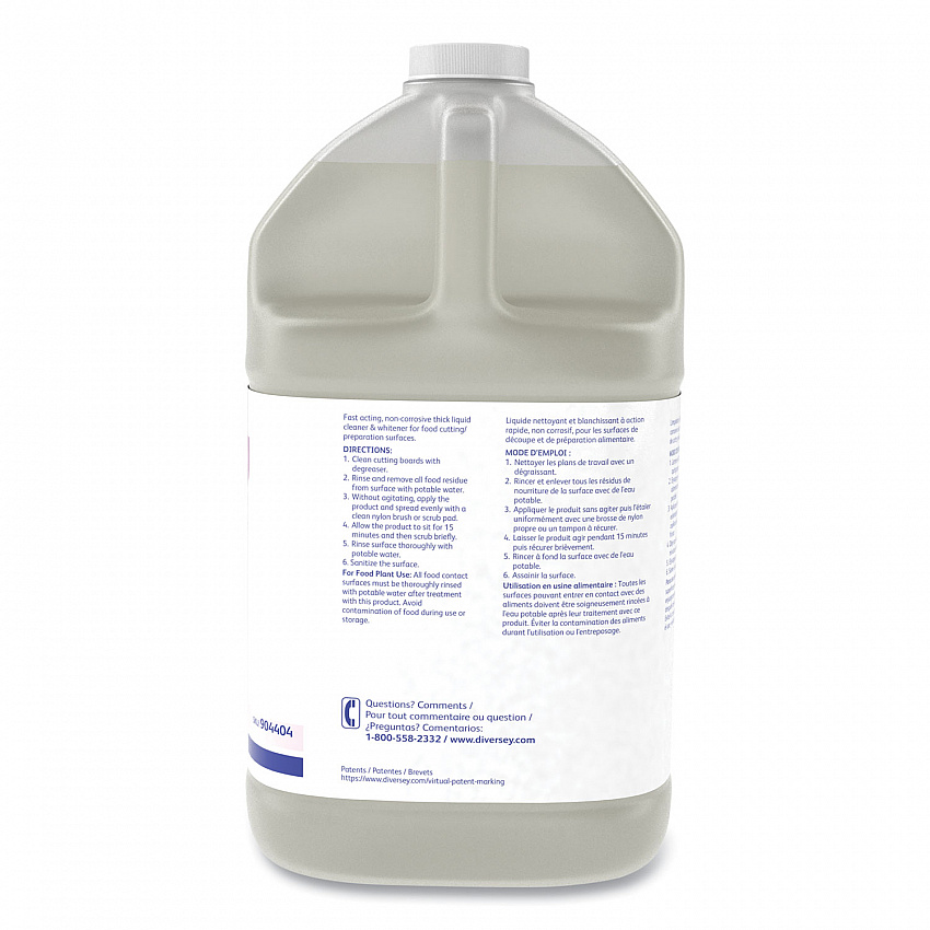 Suma Block Whitener, 1 gal Bottle, 4/Carton (101109766)