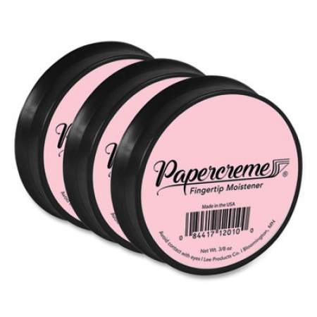 LEE Papercreme Fingertip Moistener, 0.38 oz, Coral, 3/Pack (12010)