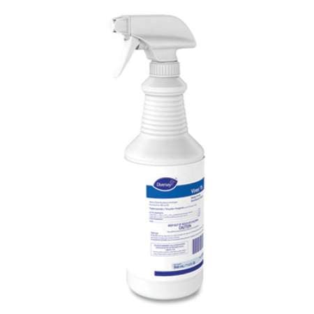 Diversey Virex TB Disinfectant Cleaner, Lemon Scent, Liquid, 32 oz Bottle, 12/Carton (04743)