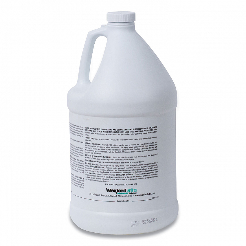 Wex-Cide Concentrated Disinfecting Cleaner, Nectar Scent, 128 oz Bottle (211000EA)