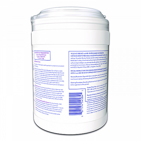 Oxivir TB Disinfectant Wipes, 7 x 6, White, 160/Canister, 12 Canisters/Carton (4599516)