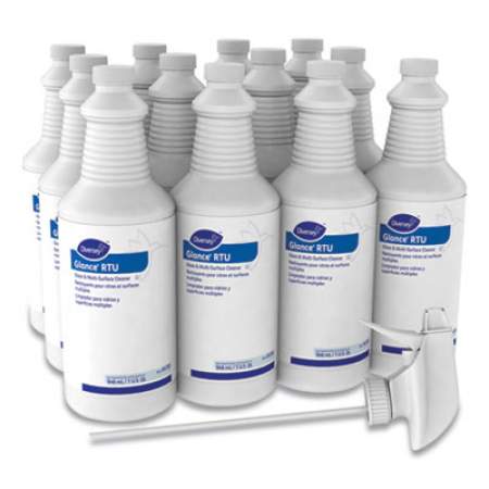 Diversey Glance Glass and Multi-Surface Cleaner, Original, 32oz Spray Bottle (04705EA)