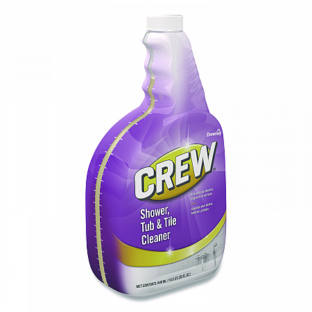 Crew Shower, Tub and Tile Cleaner, Fresh Clean Scent, Liquid, 32 oz Bottle (CBD540281EA)