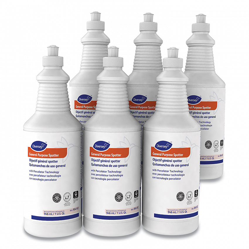 General Purpose Spotter, Floral Scent, Liquid, 1 qt Squeeze Bottle, 6/Carton (101109763)