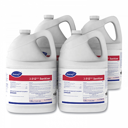 J-512TM/MC Sanitizer, 1 gal Bottle, 4/Carton (5756018)