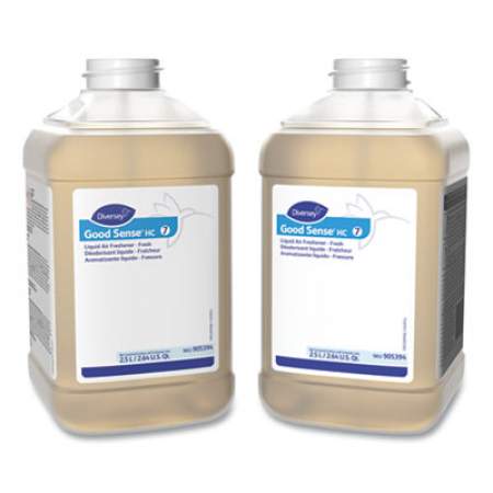 Diversey Good Sense HC Liquid Air Freshener, Fresh Scent, 2,500 mL Bottle, 2/Carton (812988)