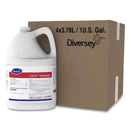 J-512TM/MC Sanitizer, 1 gal Bottle, 4/Carton (5756018)