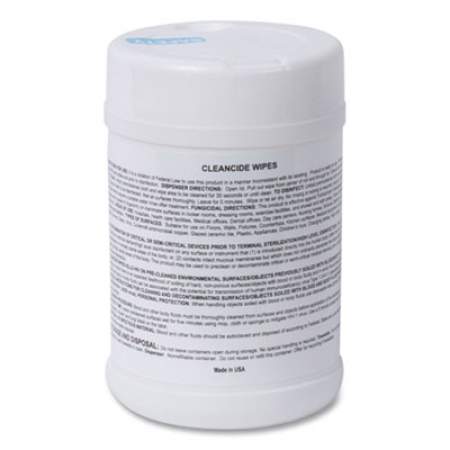 Wexford Labs CleanCide Disinfecting Wipes, Fresh Scent, 6.5 x 6, 160/Canister (3130C160EA)