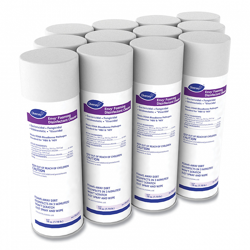 Envy Foaming Disinfectant Cleaner, Lavender Scent, 19 oz Aerosol Spray (04531EA)