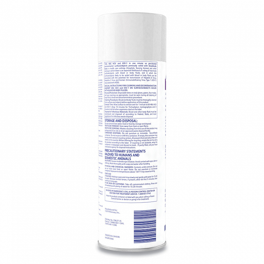 Envy Foaming Disinfectant Cleaner, Lavender Scent, 19 oz Aerosol Spray, 12/Carton (04531)
